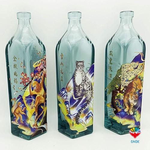 heat transfer film for cosmetic bottle 