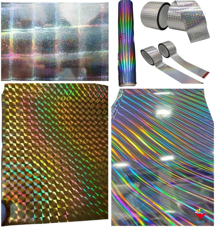 heat transfer film with laser effect