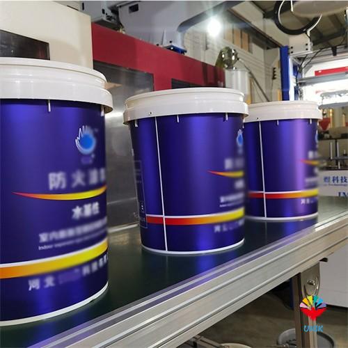 in mold label for paint coating bucket