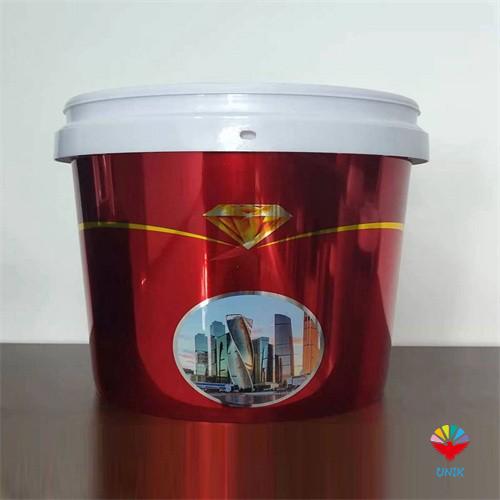 in mold label for paint coating bucket