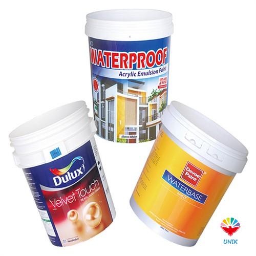 in mold label for paint coating bucket