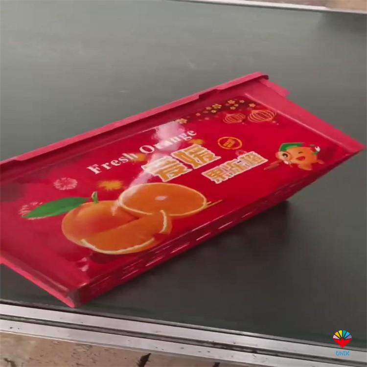 in mold label for plastic fruit basket 