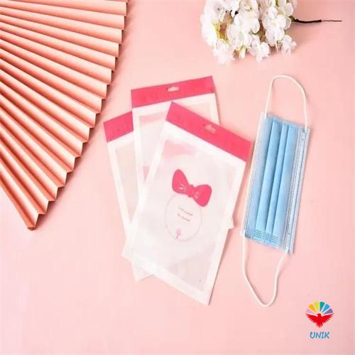 mask zipper plastic Bag