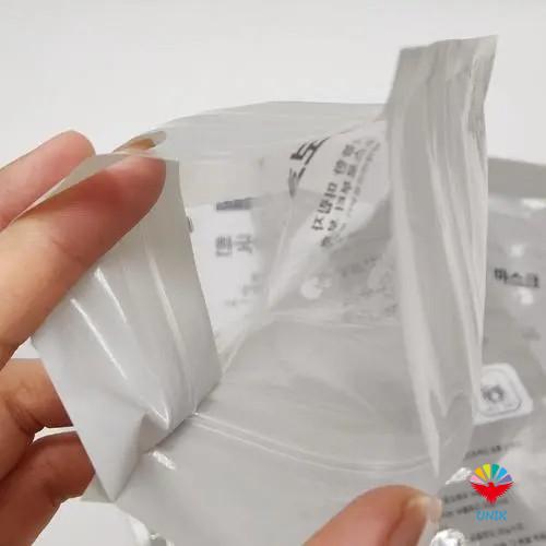 mask zipper plastic Bag